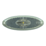 Lanterna Universal Lateral Elipse C refletor Led Cristal