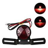 Lanterna Universal Luz Freio Suporte Placa Moto Custom R