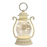 Lanterna Vintage Led Luminária Pendurada Lanterna Rústica Lanterna Decorativa Movida A Bateria Candeeiro De Mesa Para Casa Interior Exterior Pátio Littryee