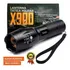 Lanterna X900 Tatica Militar Led C/ Bateria Recarregavel Cor Da Luz Branco