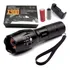 Lanterna X900 Tática Militar Zoom Recarregável Luz Led Fort Cor Da Lanterna Preto Cor Da Luz Branco