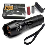 Lanterna X900 Zoom Recarregavel
