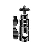 Lanxire Conversor De Adaptador Rápido Com Mini Cabeça Esférica De Parafuso De 1 10 2 Cm Adaptador De Suporte De Luz De 16 Mm Para Suporte De Monitor De Estúdio Suporte De Câmera Suporte De Luz De