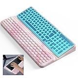 Laokiiy Suporte De Teclado Para Desktop Suporte De Teclado De Computador Suporte De Teclado Ergonômico Para Facilitar O Trabalho De Digitação Suporte De Teclado Com Apoio De Pulso Confort