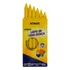 Lápis De Cera Estaca Acrilex Para Madeira Cimento Mármore Cor Amarelo Ref  38763 