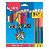 Lápis De Cor 30 Cores Color