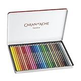 Lápis De Cor Aquarelável Caran D Ache Swisscolor 1285 730 30 Cores