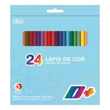 Lápis De Cor D Sextavado 24 Cores Tilibra