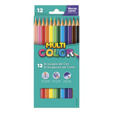 Lápis De Cor Ecolápis De Cor Multicolor Super Novas 12 Cores