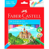 Lápis De Cor Ecolapis Ponta Max Faber Castell C 24 Cores