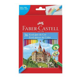 Lápis De Cor Faber Castell 36 Cores Ponta Max Ecolapis Arte