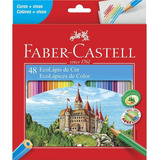 Lápis De Cor Faber Castell 48 Cores Ponta Max Ecolapis Arte