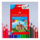 Lápis De Cor Faber Castell Ecolápis Ponta Max 36 Cores