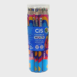 Lapis De Cor Jumbo Cis Multicolor 4 Cores Sertic 24 Un