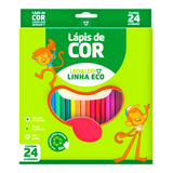 Lápis De Cor Linha Eco Leo E Leo   24 Cores