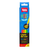 Lápis De Cor Mega Soft Color Tons Neon 6 Cores Tris