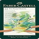 Lápis De Cor Pastel Seco Pitt 12 Cores A G Faber Castell