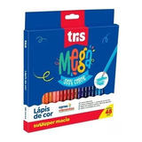 Lapis De Cor Tris Mega Soft Color 48 Cores super preço 
