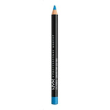 Lápis Delineador De Olhos Nyx Professional Makeup Slim Eye Pencil Cor Electric Blue