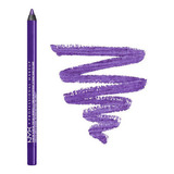 Lápis Delineador Olhos Nyx Slide On Pencil Prova D água 1pç Cor Sl10 Purple Blaze