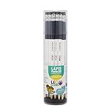 Lapis Grafite 2B Madeira Sextavado Leoclean Com Borracha Pote Com 24 Unidades Leoeleo