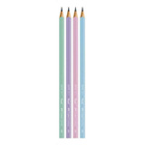 Lápis Grafite Max Pastel 4 Lápis Faber Castell Cor Da Marcação Preto