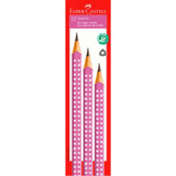 Lápis Grafite N2 Sparkle Rosa Faber Castell Caixa Com 12 Un