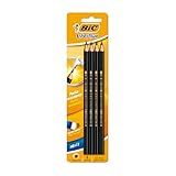 Lápis Preto BIC Evolution- Grafite Nº2HB- Com Corpo Preto Hexagonal- 4 Unidades- 904328- Seguro Para Crianças