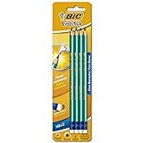 Lápis Preto BIC Evolution Corpo Verde Redondo Com Borracha Grafite HB 2 Com 4 Unidades Macio 835318