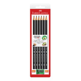 Lápis Preto Faber Castell Ecolápis Max C 6 Apontador