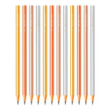 Lápis Preto Glam Faber castell C 12 Unidades Marcação Variado