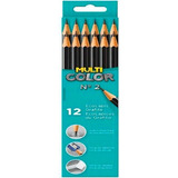 Lapis Preto Grafite Sextavado Multicolor Faber Cx C 12 Unds