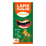 Lápis Preto Hb Sextavado Atacado Caixa C 144 Un Leo Leo