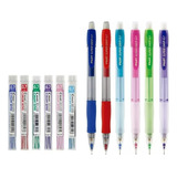 Lapiseira 0 7mm Pilot Super Grip H 187 Kit C 6 Grafites
