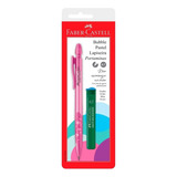Lapiseira Borracha Faber Castell Rosa Bubble Grafite