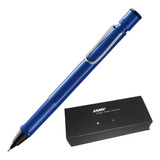 Lapiseira Lamy Safari Azul Clip Cromado 0 5mm