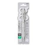 Lapiseira Mitsubishi Pencil Uni Alpha Gel Switch M31009GG1P 23 0 01 Polegadas 0 3 Mm Cinza Conjunto De 3
