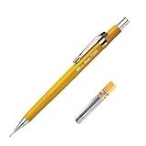 Lapiseira Pentel Sharp P200 0 9Mm Amarela Grafites Pentel Sm P209 Gm Amarelo