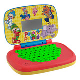 Laptop Infantil Educativo Patati Patatá Bilíngue Candide Azul
