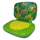 Laptop Infantil Educativo Tartarugas Ninja Bilíngue Candide