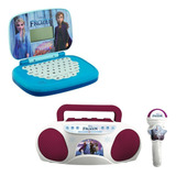 Laptop Infantil Frozen Bilingue Atividades E Karaoke