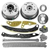 Lapvier Kit De Corrente De Distribuição Com Substituição De Engrenagem VVT Para Kia Optima Sorento Sportage Compatível Com Hyundai Sonata Santa Fe Tucson 2011 2019 2 0L 2 4L 24350 2G750 24322 2G350