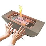 Lareira Álcool Barco Home Desk Top Tigela Firepit Lareira álcool Portát Interior Ao Ar Livre Tigela Lareira Limpa Chama Real Para Varanda Do Pátio