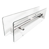 Lareira Ecológica Grande 90cm Completa Etanol álcool Inox