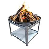 Lareira Externa A Lenha Ecologica Portátil Varanda Gourmet 66cm N26 Aquecimento Para Jardim Área Gourmet Material Super Premium BOLYDOOM