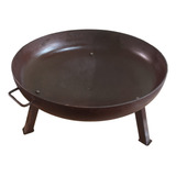Lareira Externa Lenha Firepit Aço Corten 130cm brasei 5mm