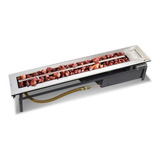 Lareira Gás 80 Cm Inox 304 Jx Metais