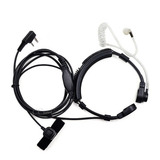 Laringofone Reforçado E Ajustavel P Rádio Baofeng Kit 6pçs