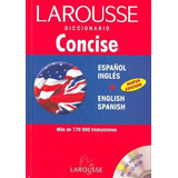 Larousse Diccionario Concise + Español Ingles / English S