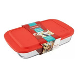 Lasanheira Marinex Com Tampa Travessa Assadeira Grande 5 L